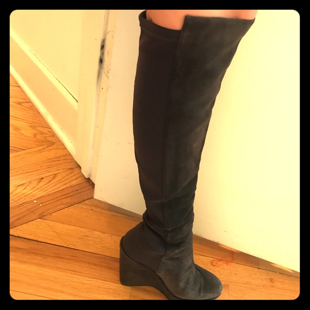 Stuart Weitzman over knee stretch boot
